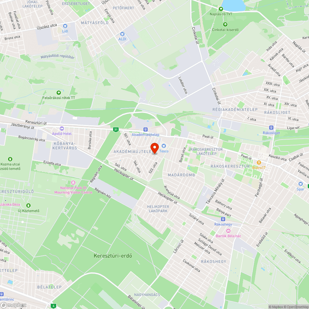 Útjavítás Keresztúron... Kertvárost és kátyút építünk? bejelentés helye