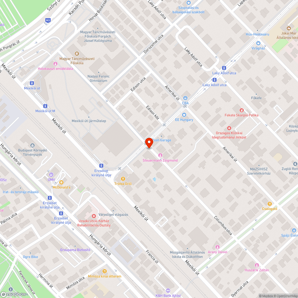 Szabálytalanul parkoló gépjármű bejelentés helye