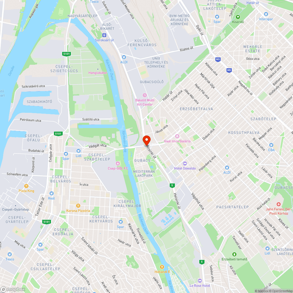 Elhajlott korlát bejelentés helye