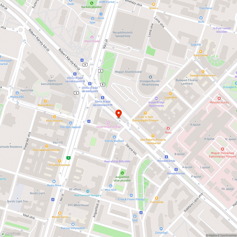 Balesetveszélyes felfestés bejelentés helye