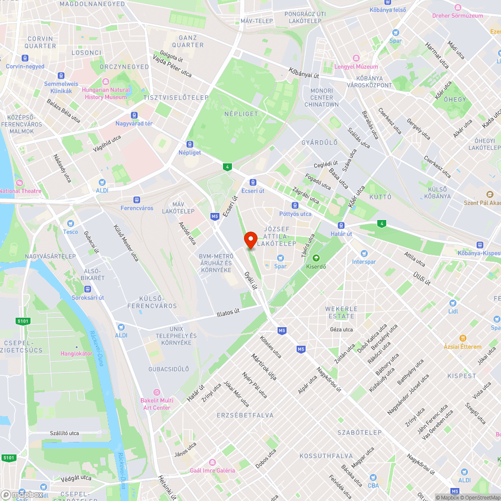 Illegális szemétlerakás bejelentés helye