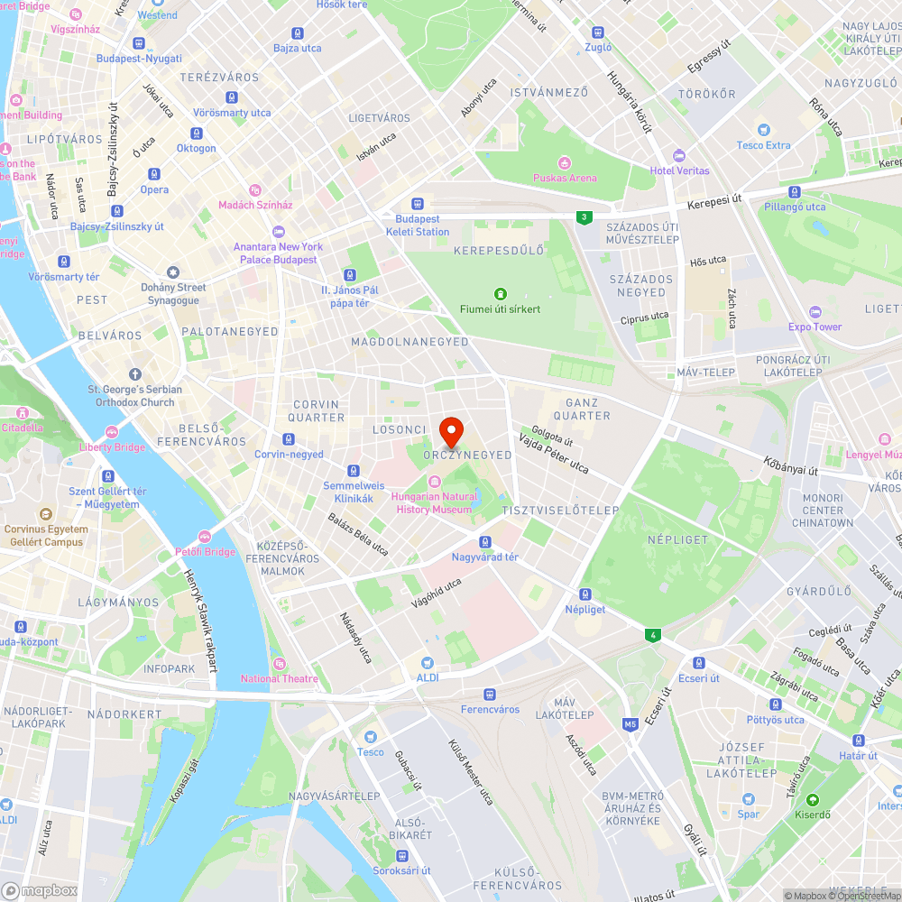 Kátyúhiba bejelentés helye