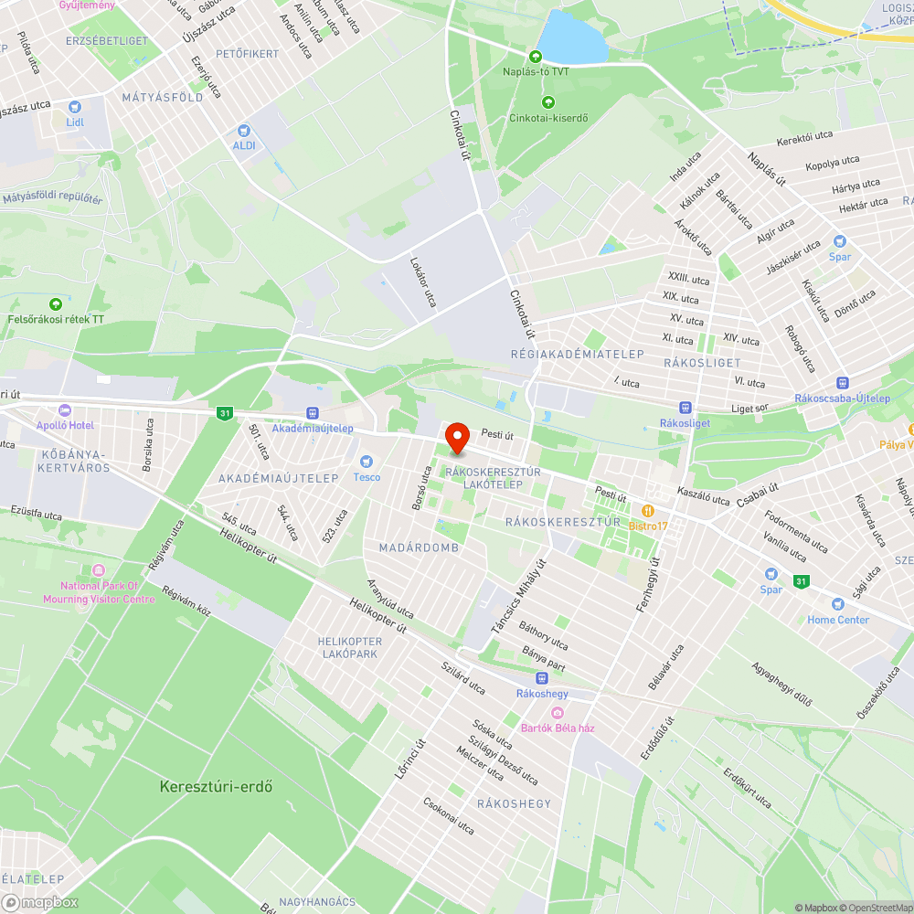 Szeméttartó eltünt, szemét meg ott maradt... bejelentés helye