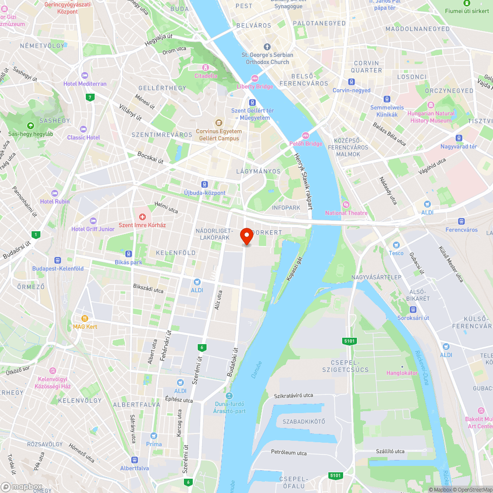 Alámosott úttest bejelentés helye