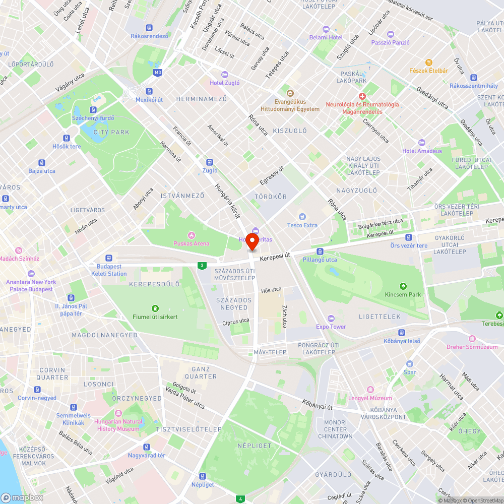 Szemètlerakó a Stadionoknál bejelentés helye