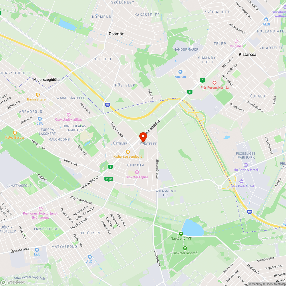 Hiányzó kerékpáros tábla bejelentés helye