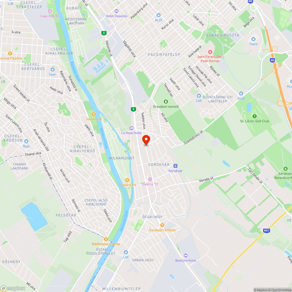 Tárcsás utca megálló bejelentés helye