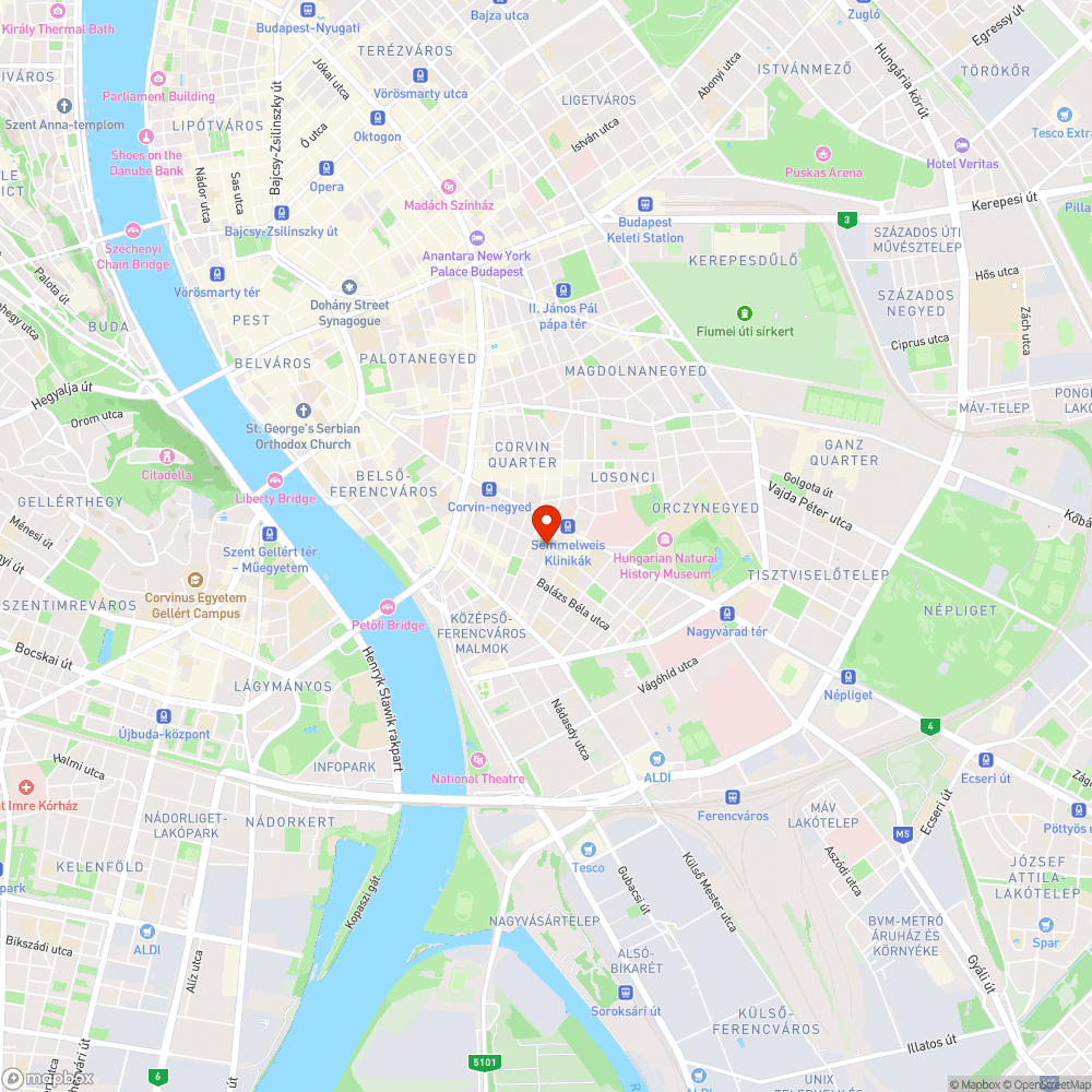 Salkaházi Sára parknál térelválasztó oszlopok kiszedve bejelentés helye