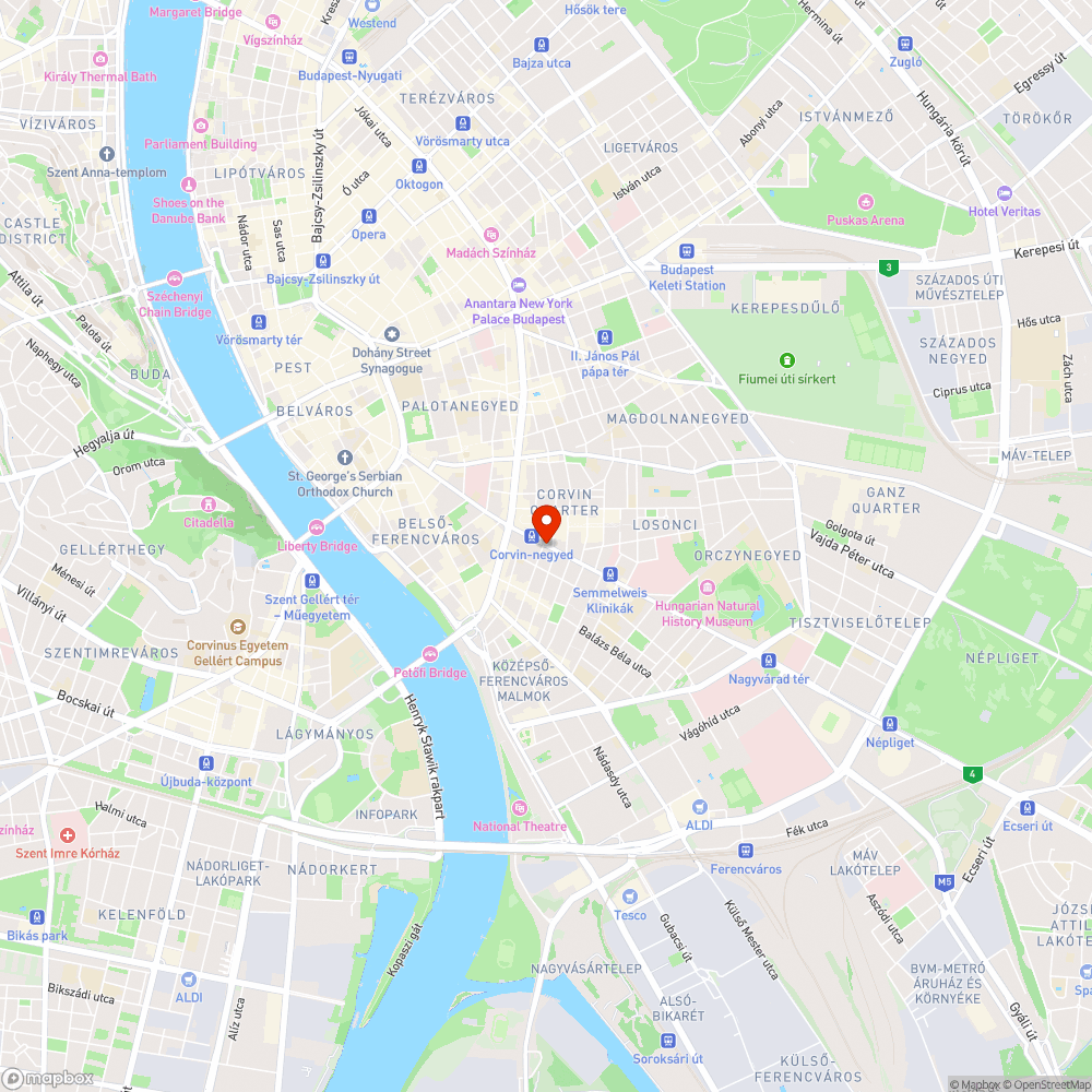 Senkiföldje az Üllői út járdája? bejelentés helye