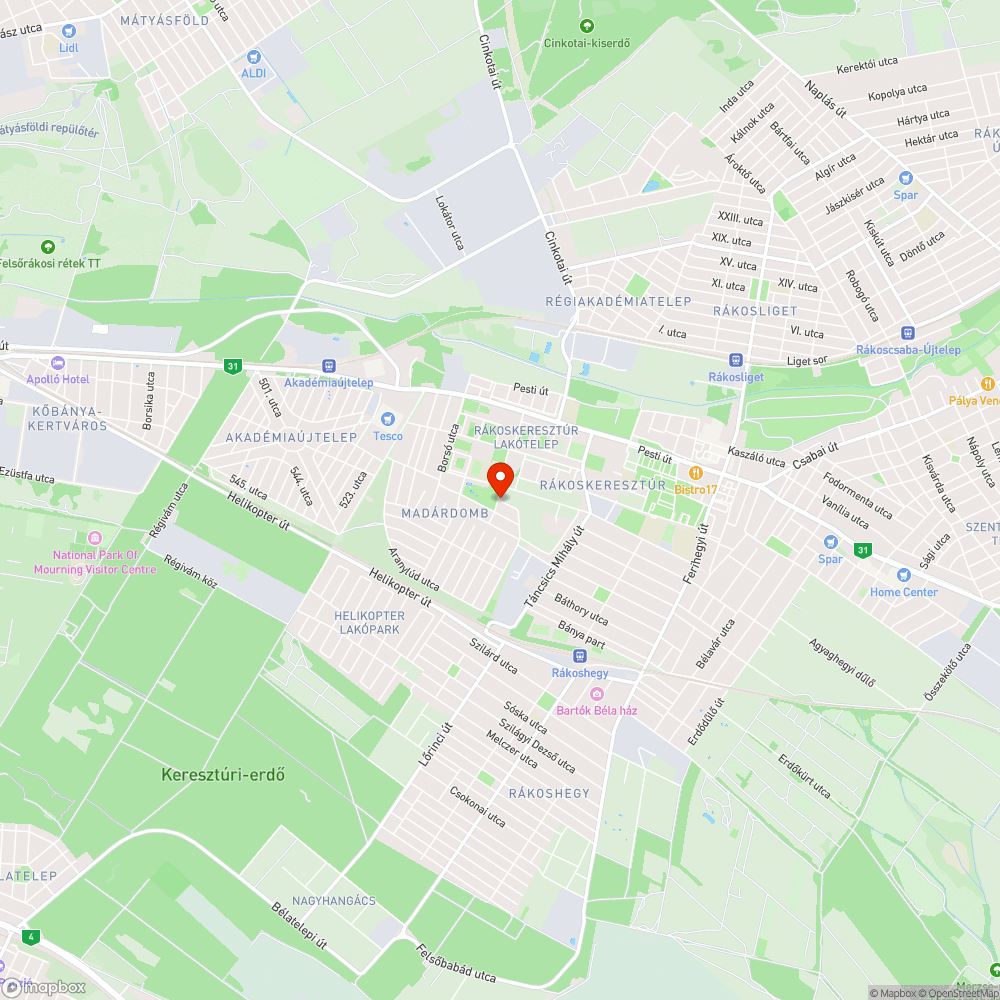 Úthiba a kanyarban bejelentés helye