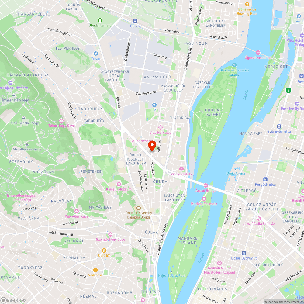 Hatalmas kráterek a Verőfény utcában bejelentés helye