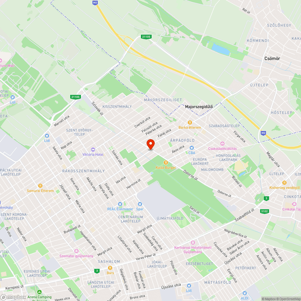 Elfelejtett aszfaltréteg bejelentés helye