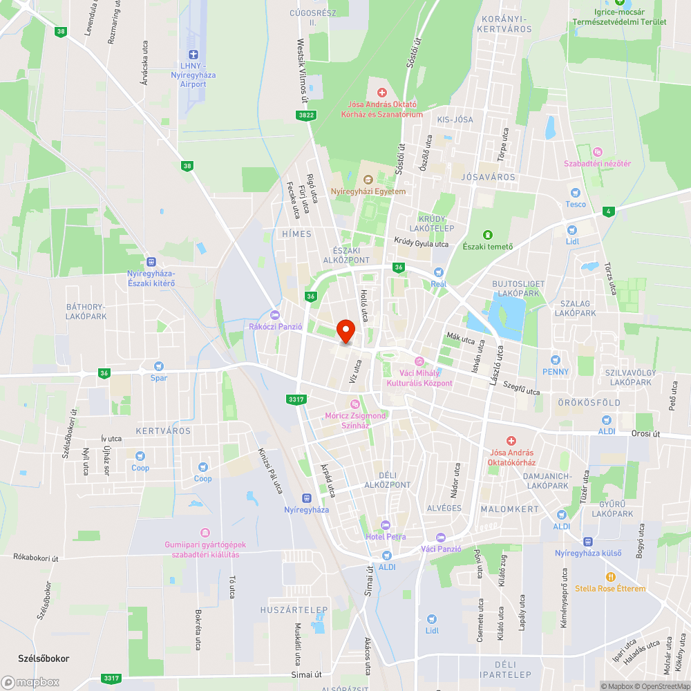 rossz minőségű "kerékpárút" bejelentés helye