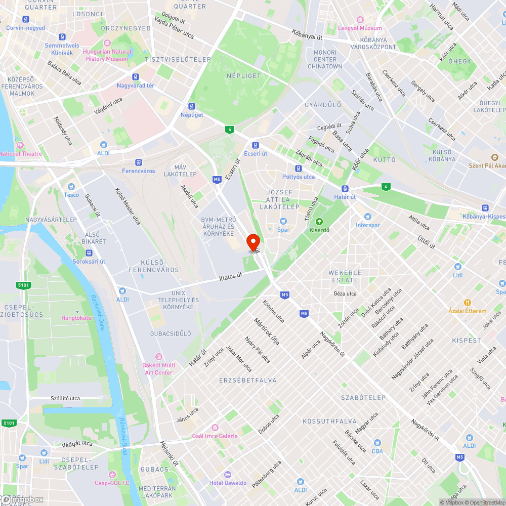 Kátyuk bejelentés helye