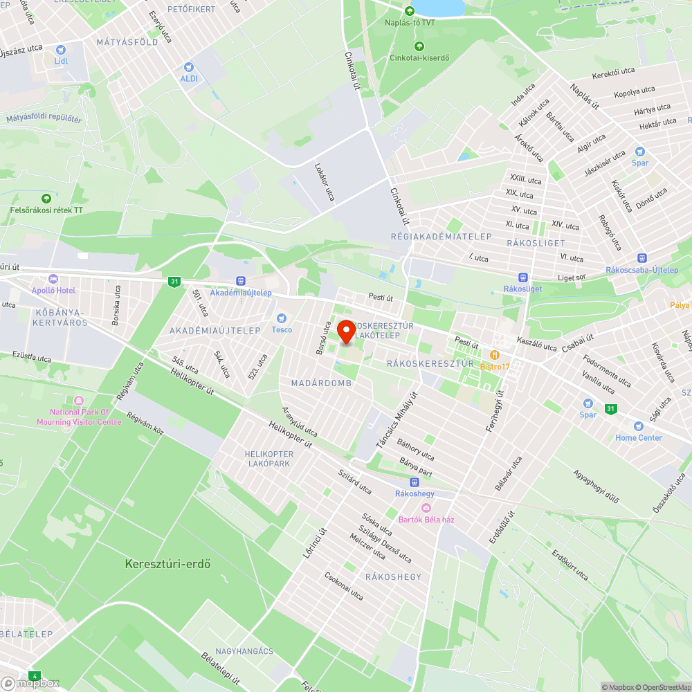 Hol a Mónus Illés park? Hiányzó utcatábla bejelentés helye