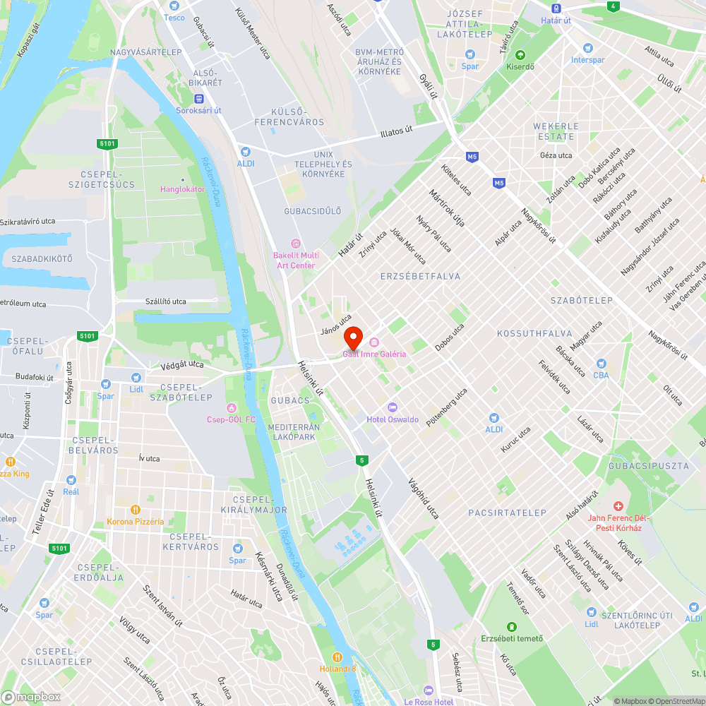 Utasváró - Pesterzsébet, városközpont bejelentés helye