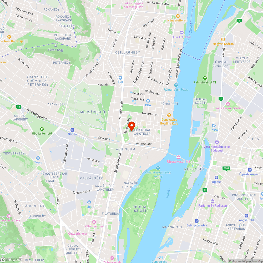 Szétesett korlát bejelentés helye