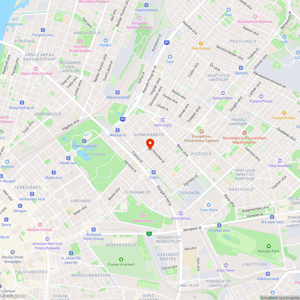 Kátyúk a Gyarmat utcában bejelentés helye