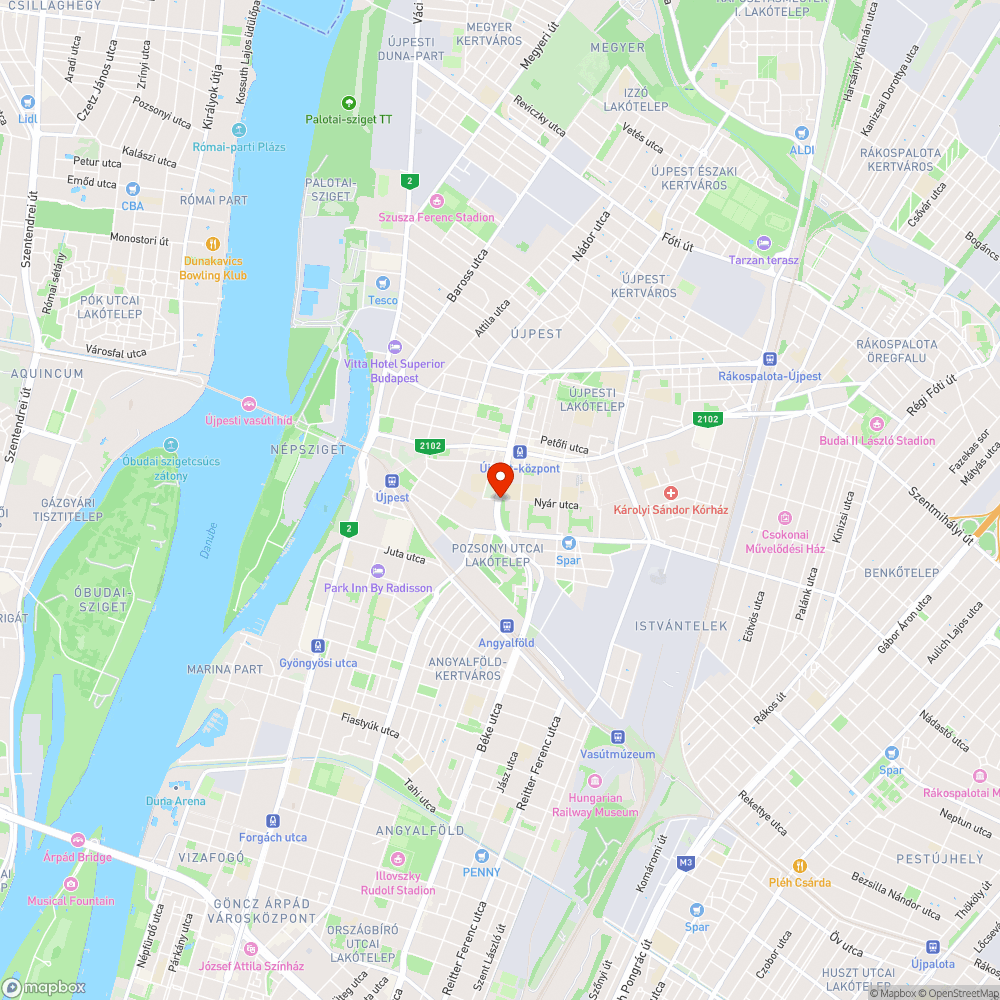 BKV konténer szennyvízelvezetés bejelentés helye