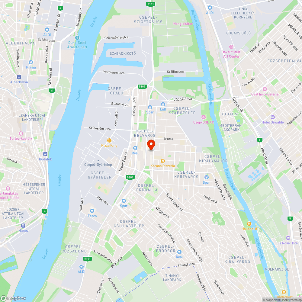 Pislákoló lámpa bejelentés helye