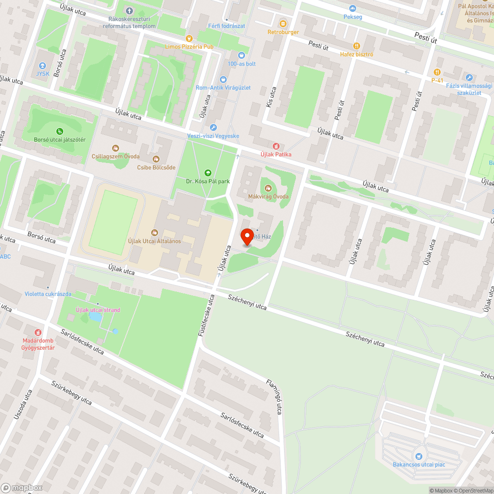 Zöldhulladék bejelentés helye