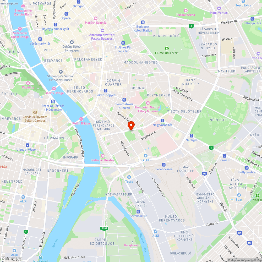 Kátyú bejelentés helye