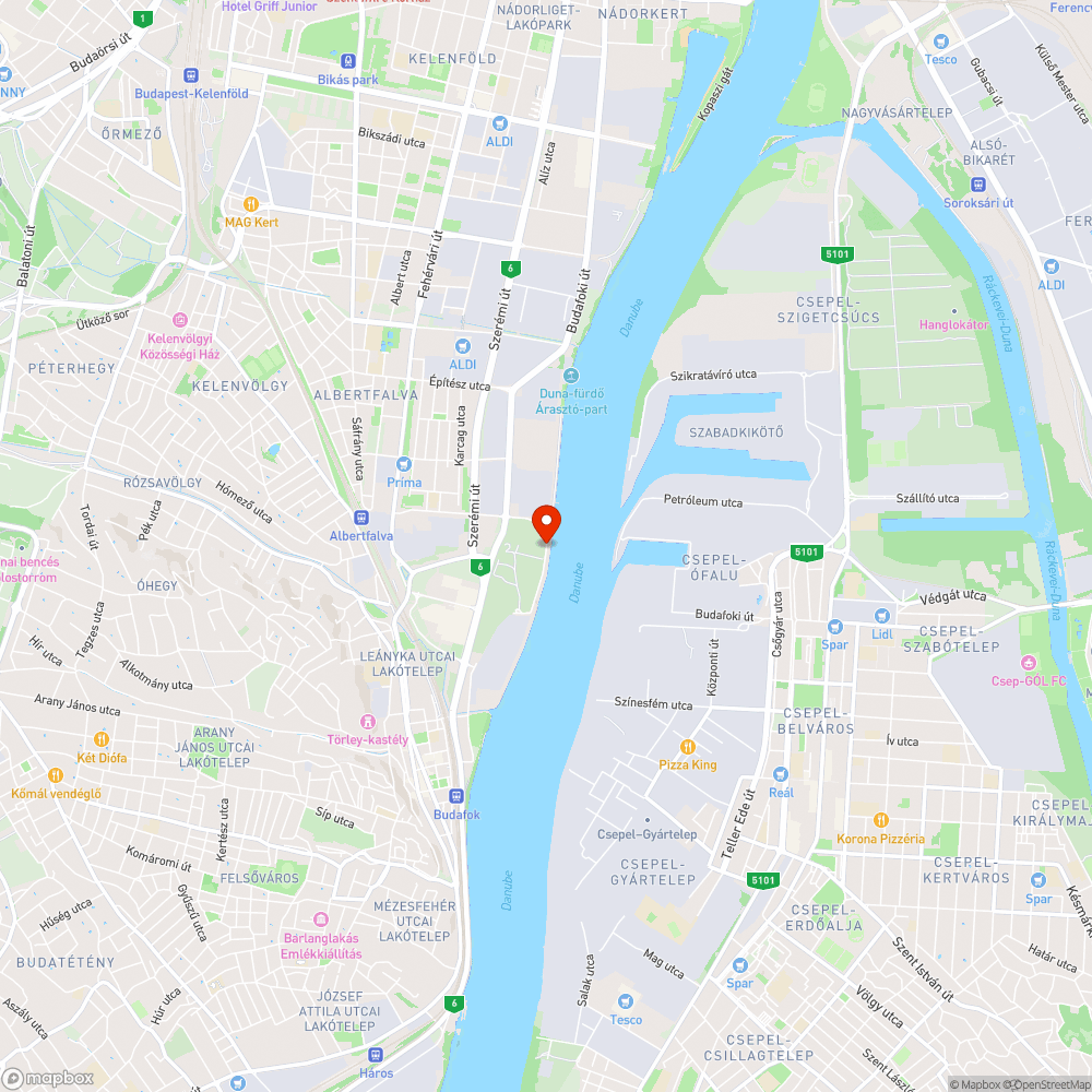 Lerakott szemét bejelentés helye