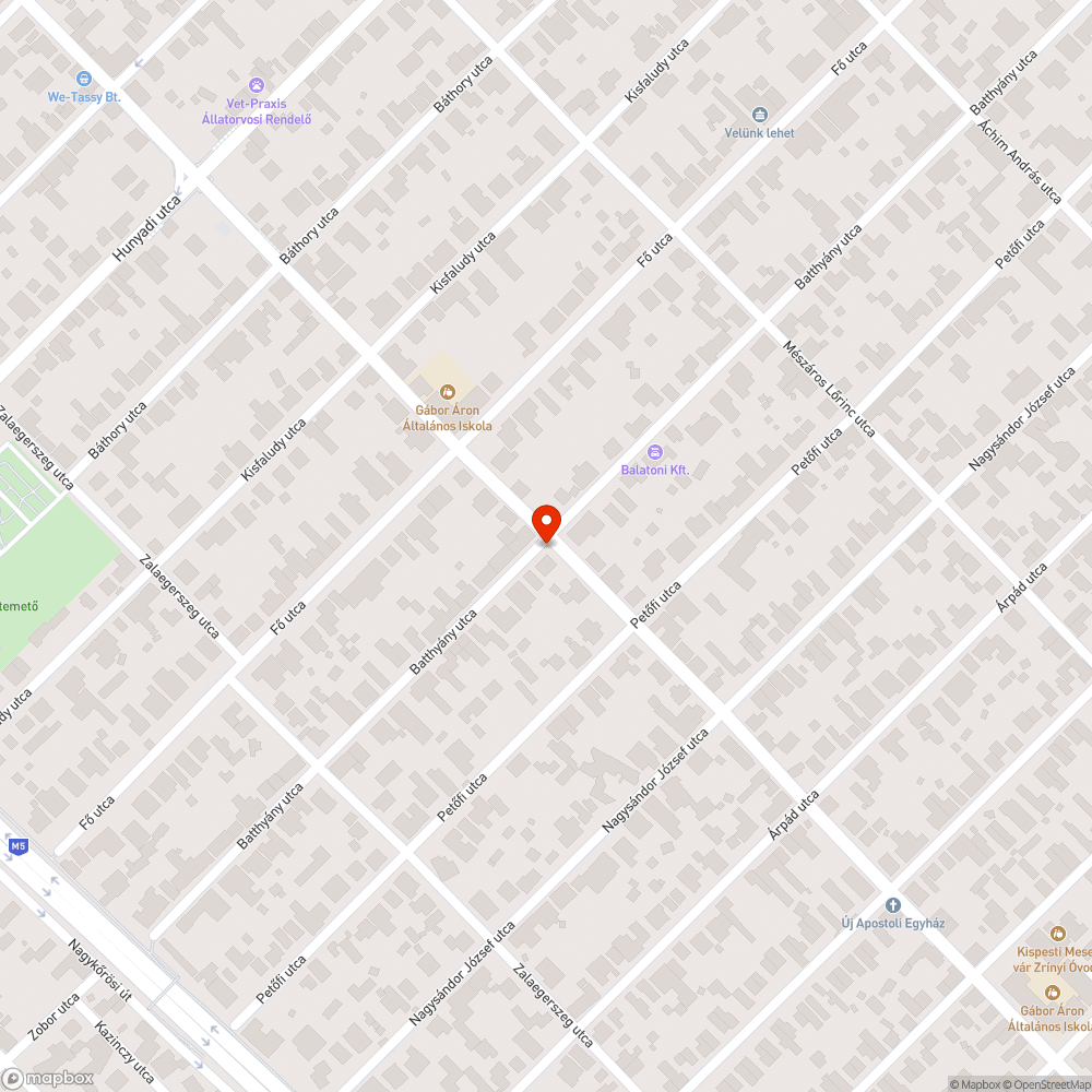 Hiányzó utcanévtábla bejelentés helye