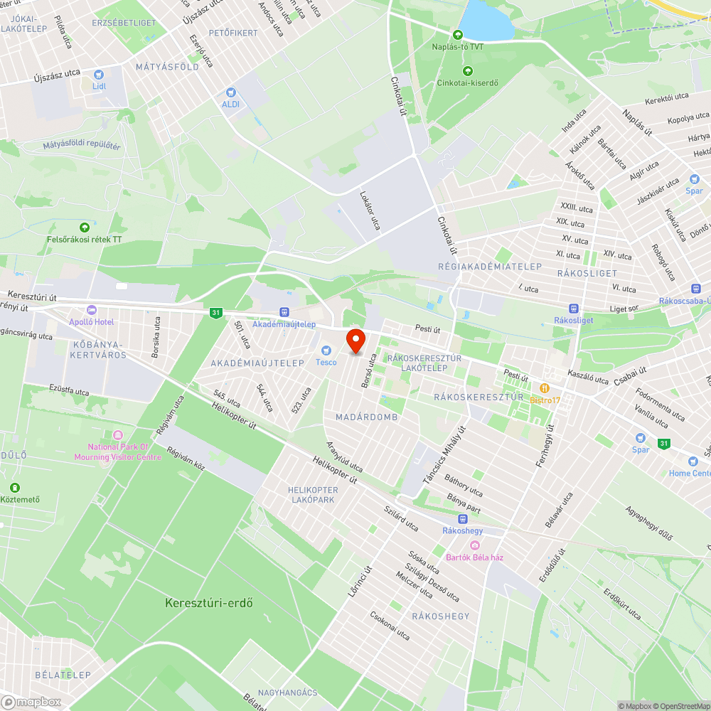 Utcanévtábla hiány bejelentés helye