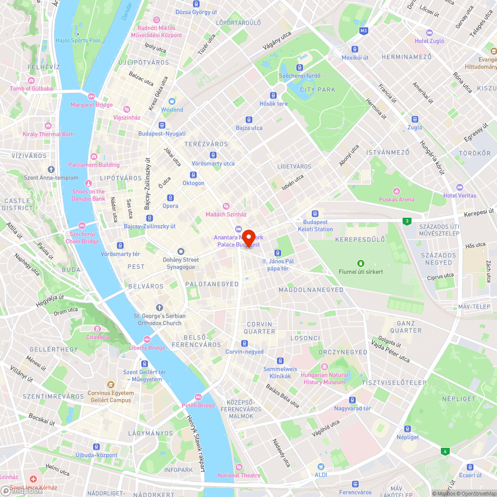 Eldugult csatorna és szemét az Egyetem mellett! bejelentés helye