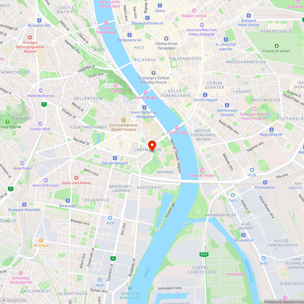 Konténer a bicikliúton bejelentés helye