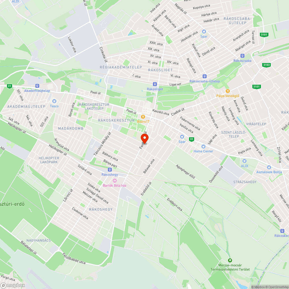 Illegális szemétlerakás bejelentés helye