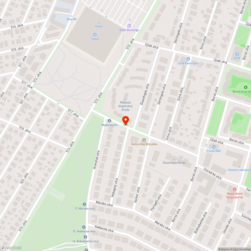 Elfelejtett gallyak... bejelentés helye