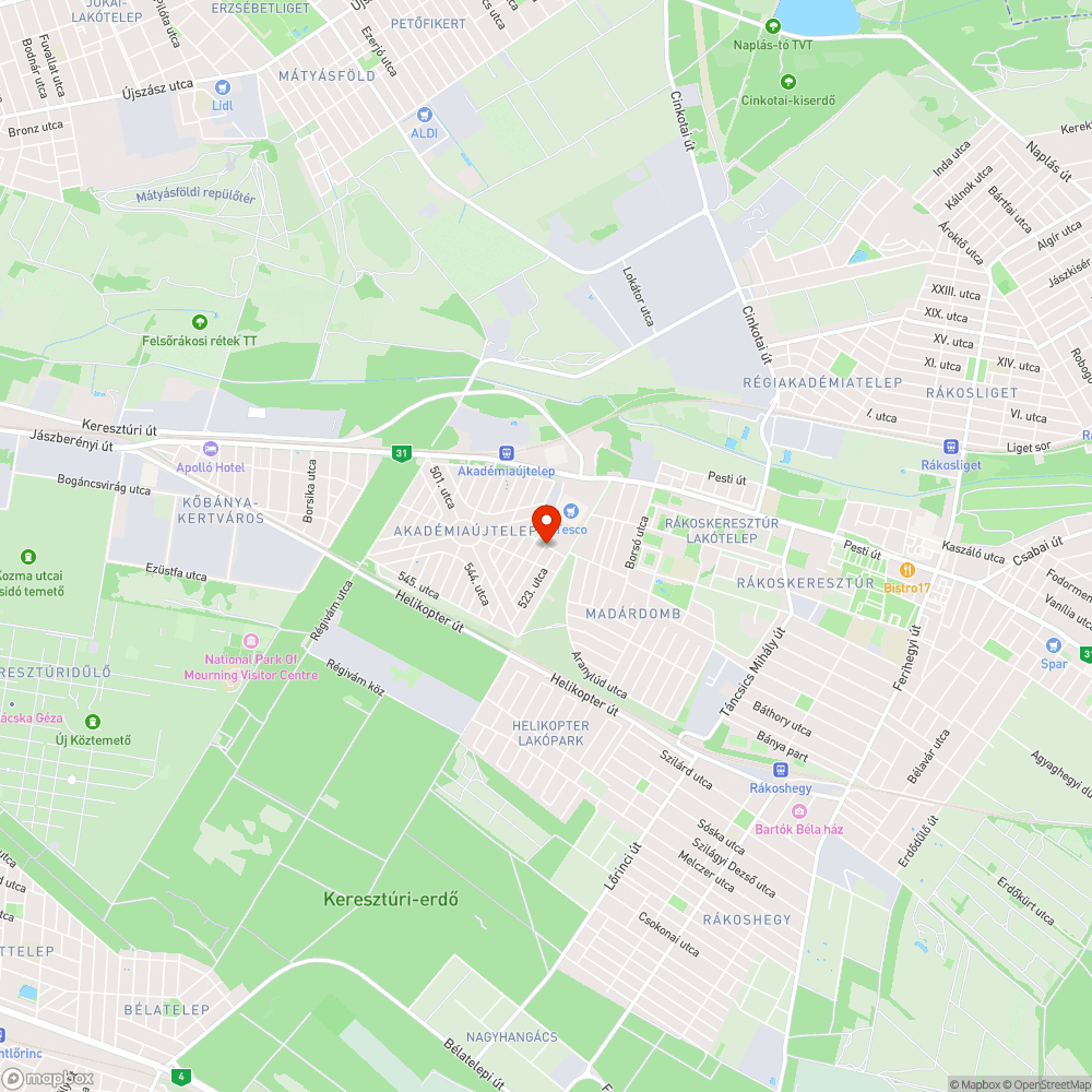 Hogyan gyártsunk kátyút? (Rövid tanfolyam) bejelentés helye