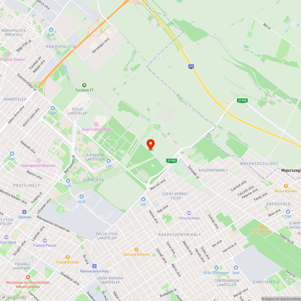 illegálisan lerakott hulladék a Páskom-liget parkerdő szélénél bejelentés helye