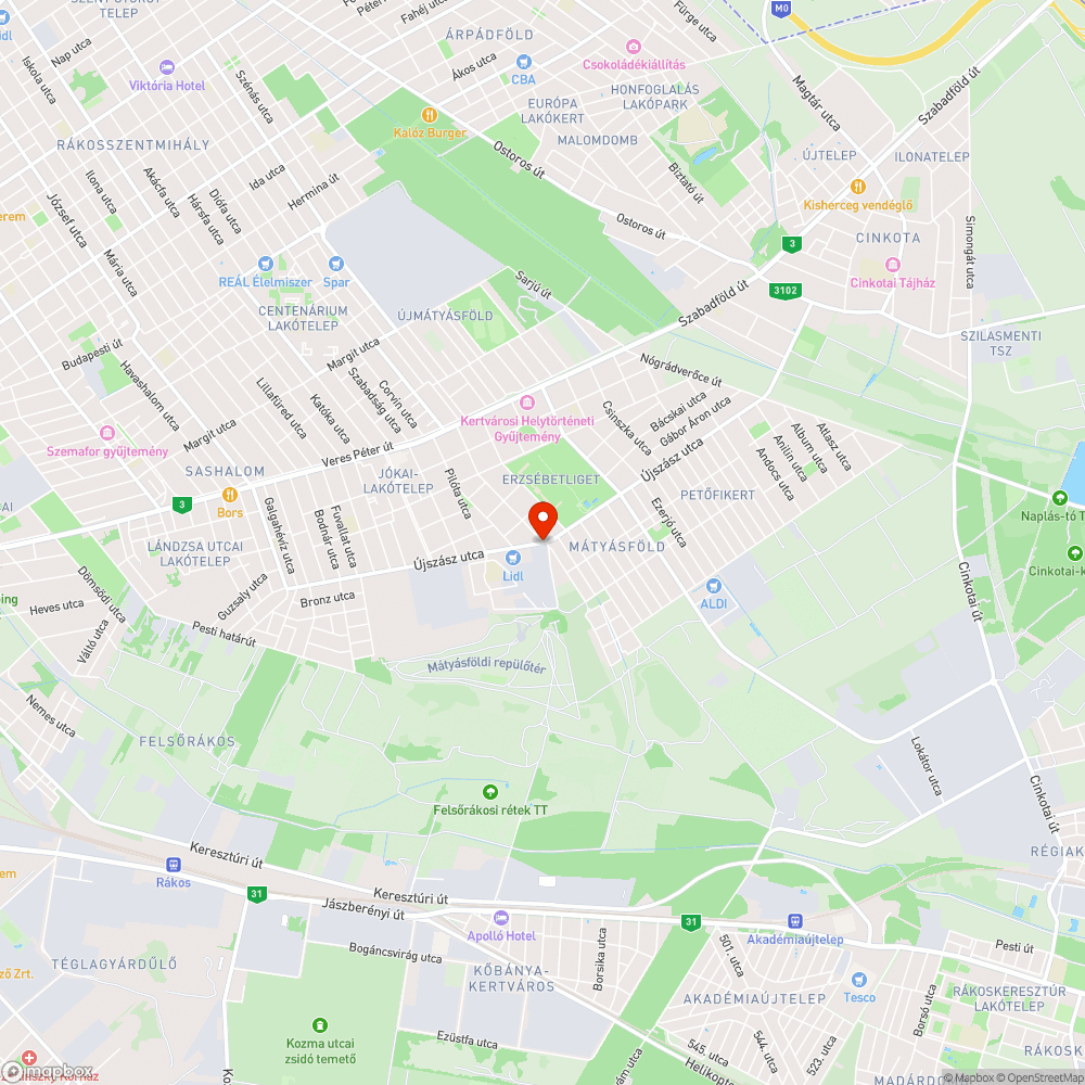 Hiányzó buszmegálló üvegek bejelentés helye