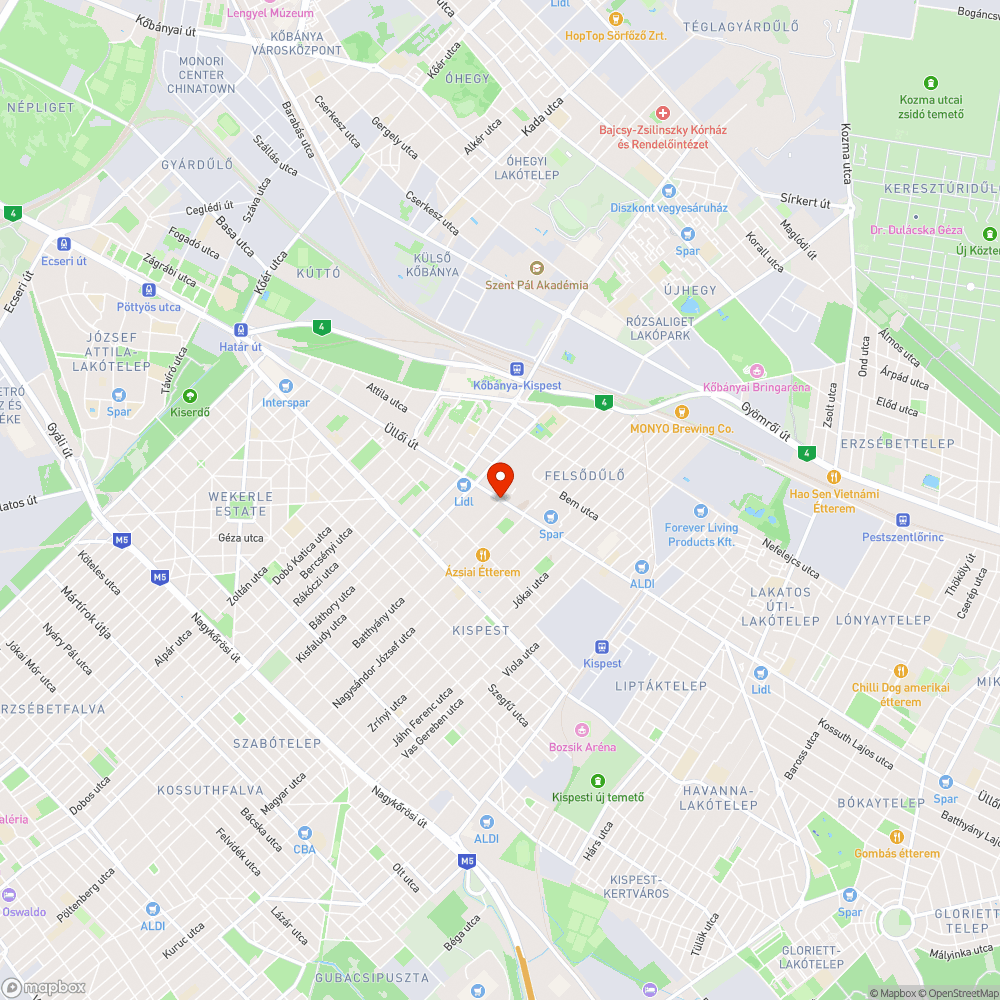 Félig kidőlt korlát a kispesti, a Batthyány utcai zebránál bejelentés helye