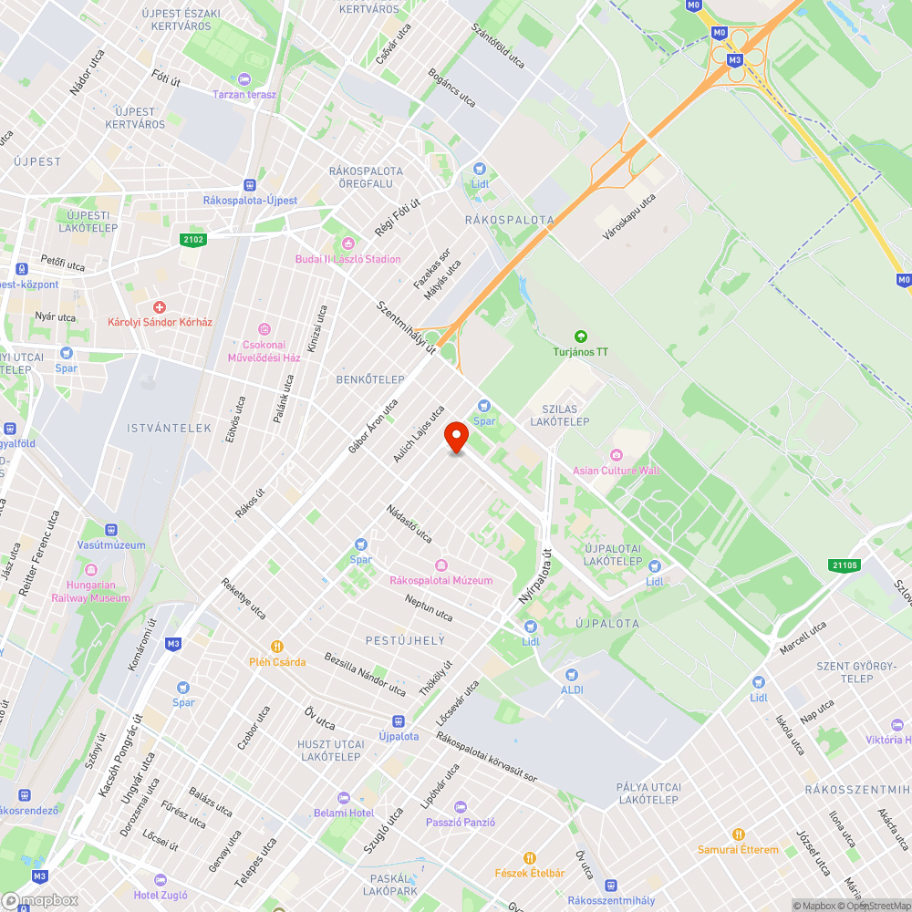 Forgalom lassító hiba/rongálódás bejelentés helye