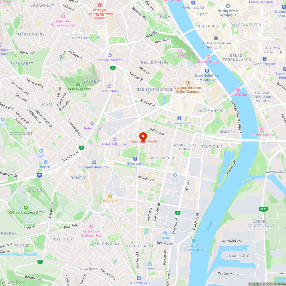 Bártfai utcai rendelőintézeti parkoló bejelentés helye