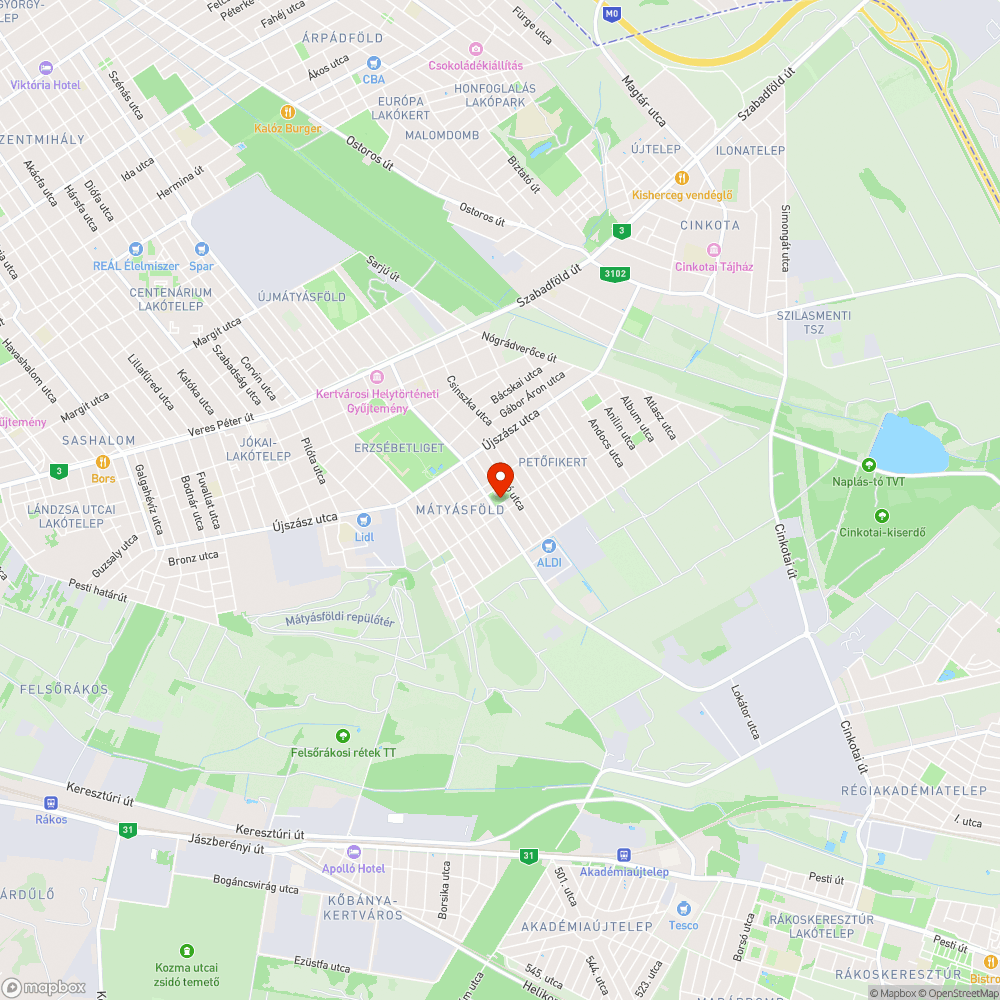 Lecsukhatatlan kukafedél bejelentés helye