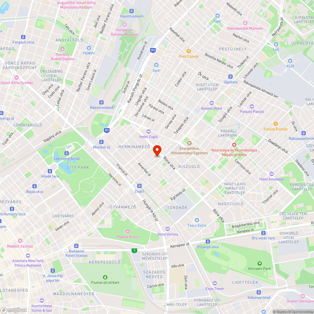 Elhagyott lakókocsi bejelentés helye