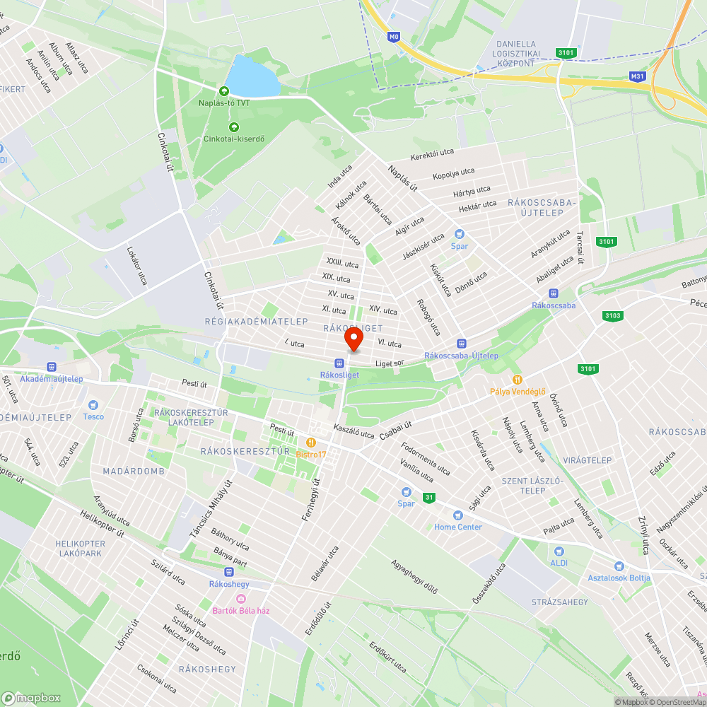 Elhasznált járda bejelentés helye