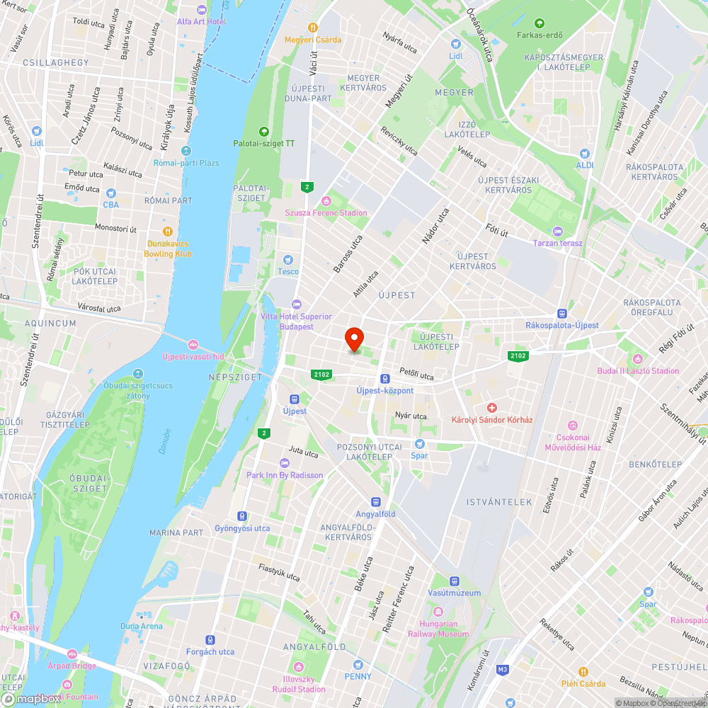 Piac környéki szemét bejelentés helye