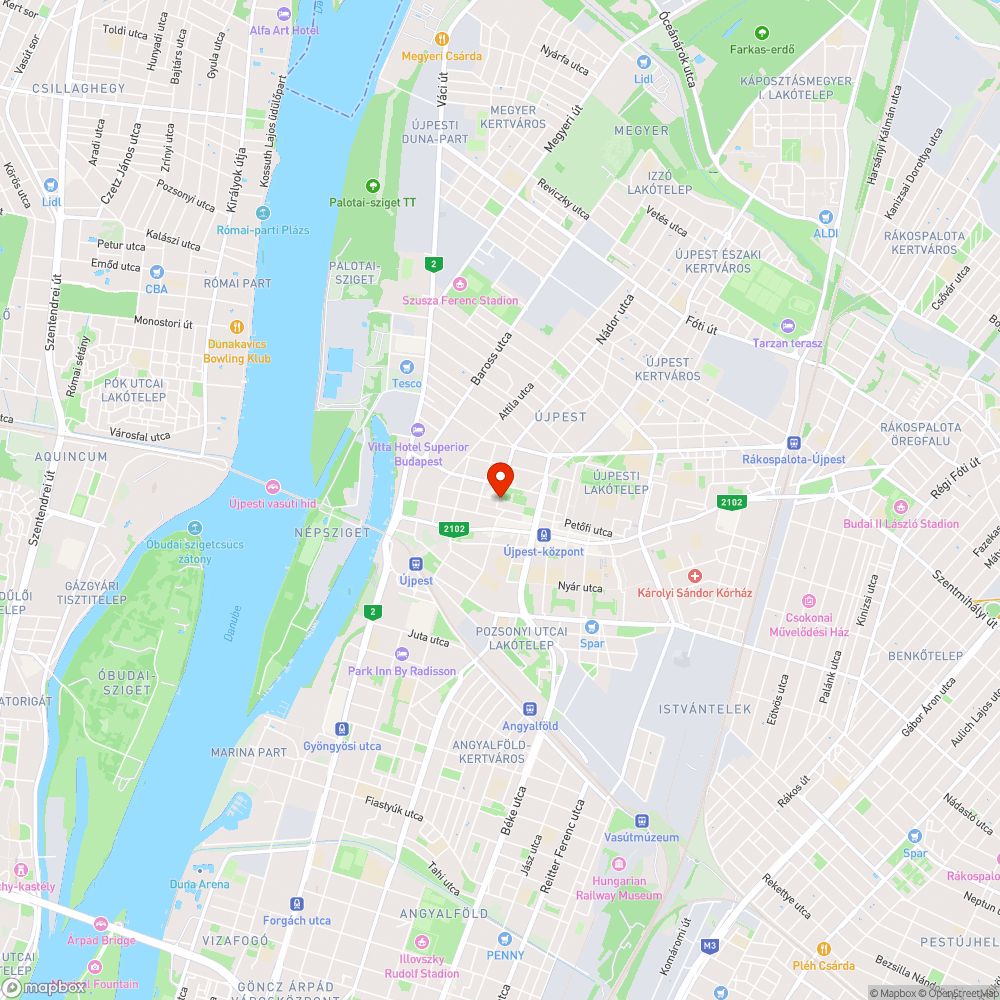 Életveszélyes gyalogosátkelés bejelentés helye