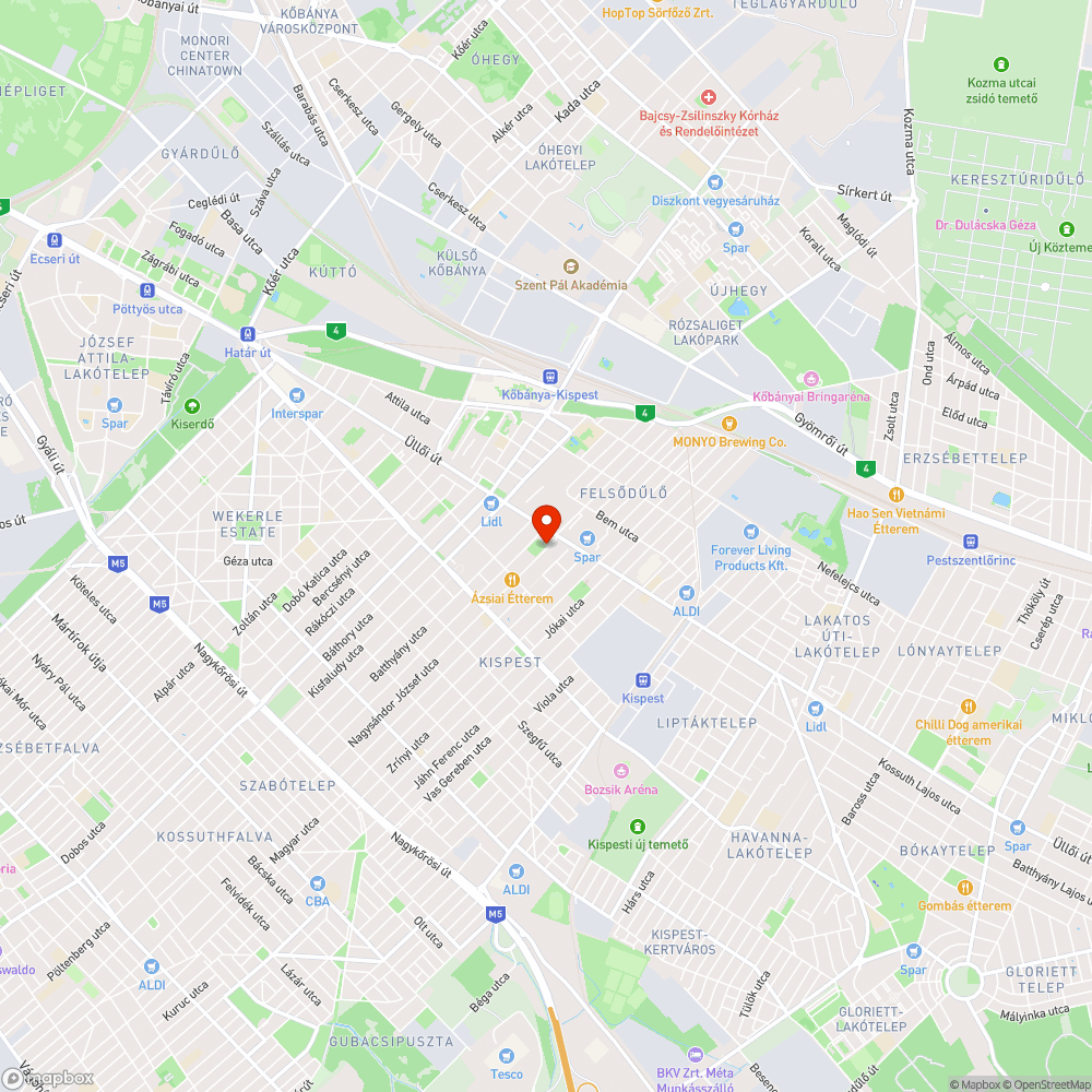 Tönkrement fitneszpark bejelentés helye