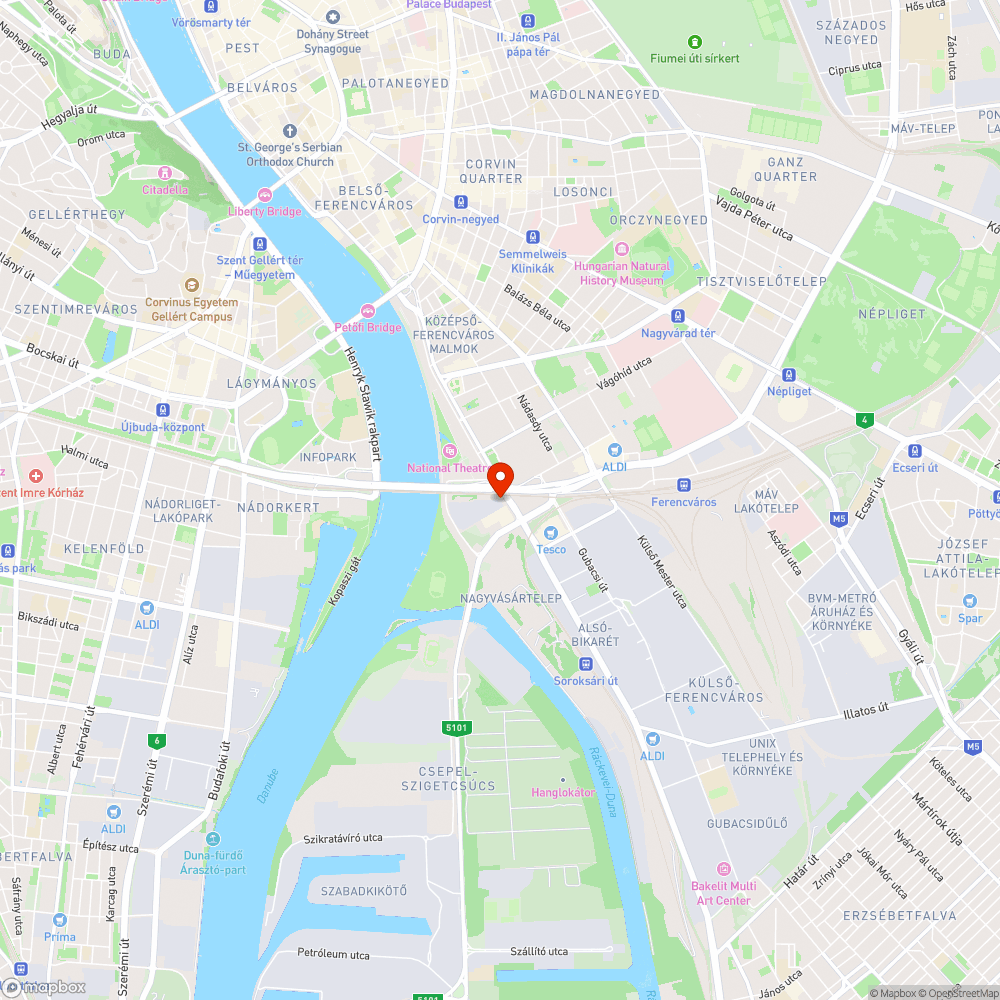 Nagy kátyú bejelentés helye