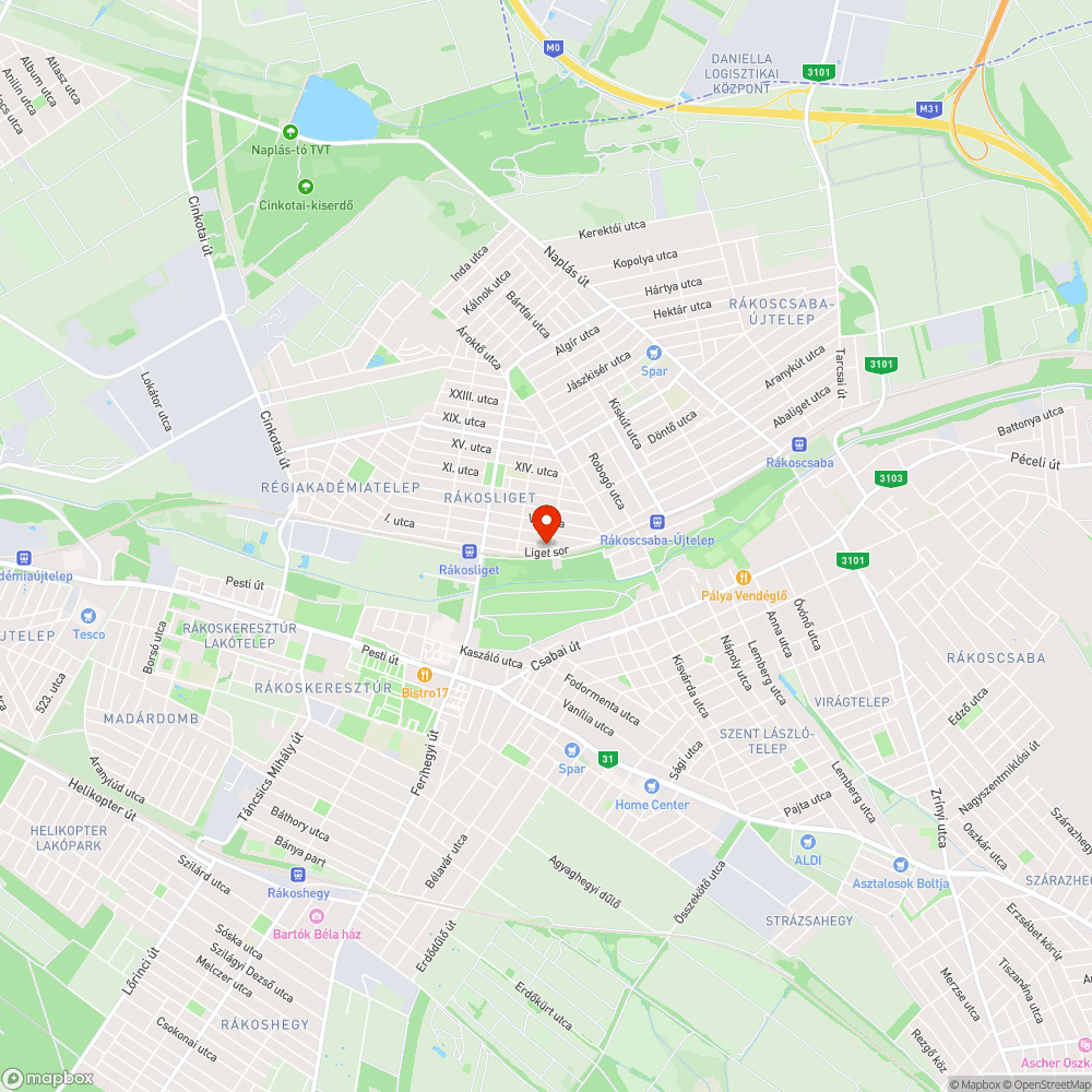 Elhanyagolt közterület II. bejelentés helye