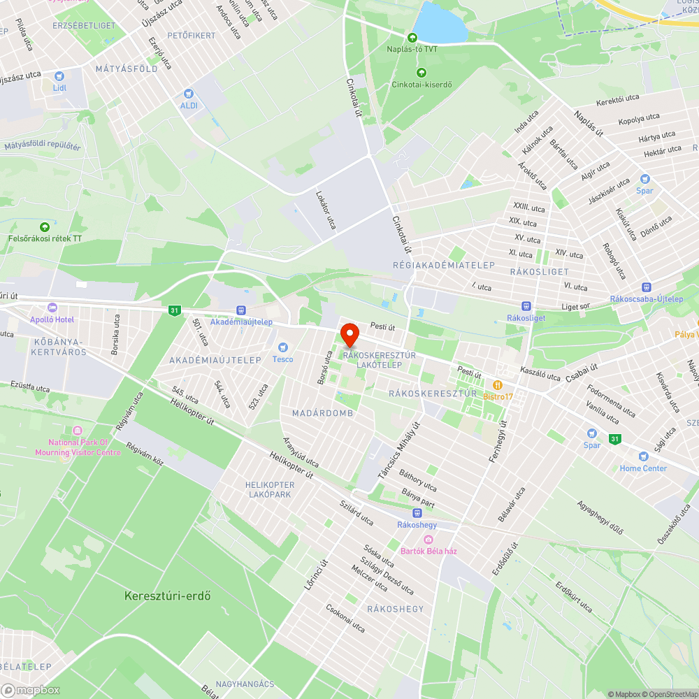 Hiányzó utcanévtábla! A Googleben még meg volt... bejelentés helye