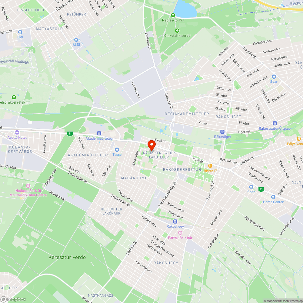 Frissen tatarozva... bejelentés helye