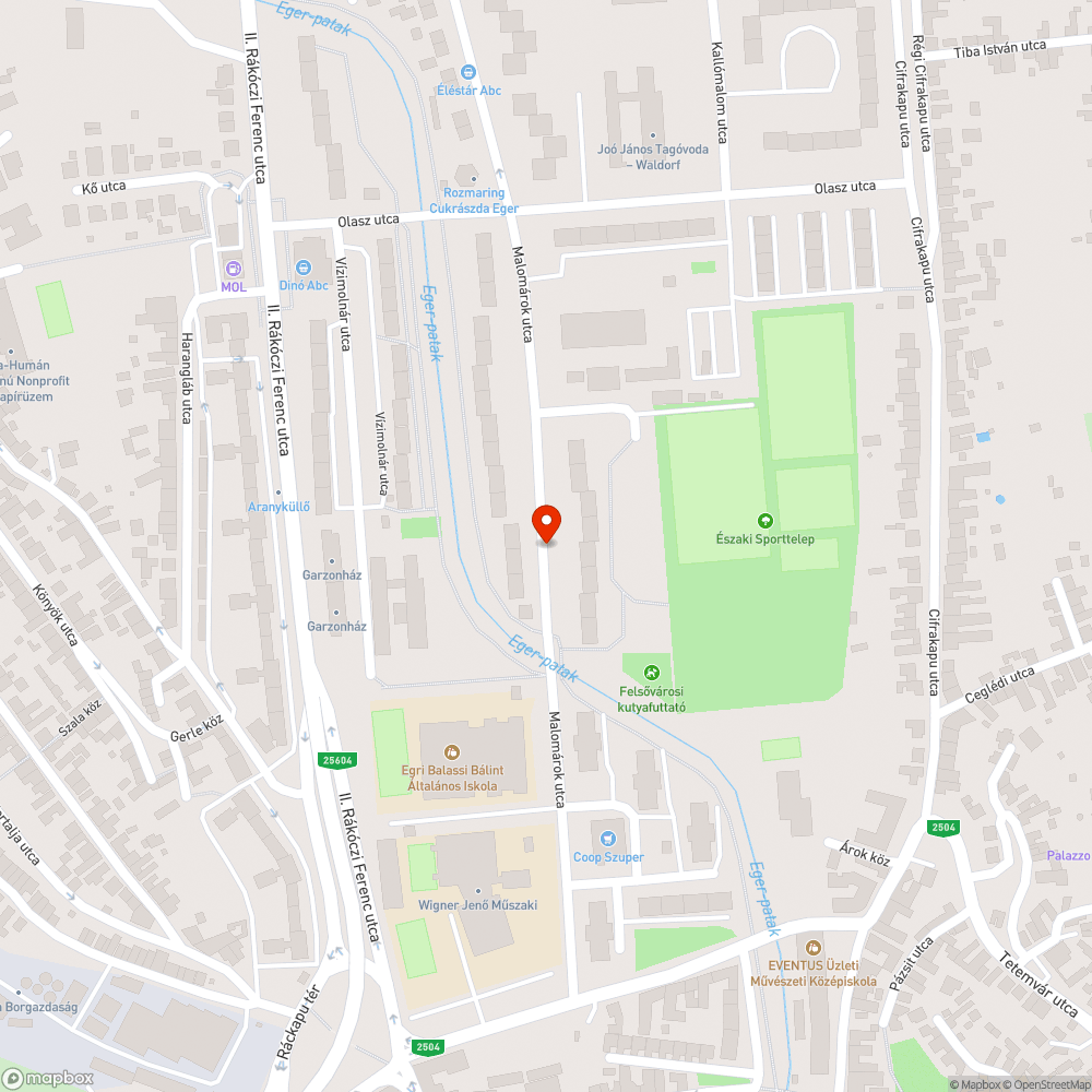 Úttesten keletkezett nagy kátyú. bejelentés helye